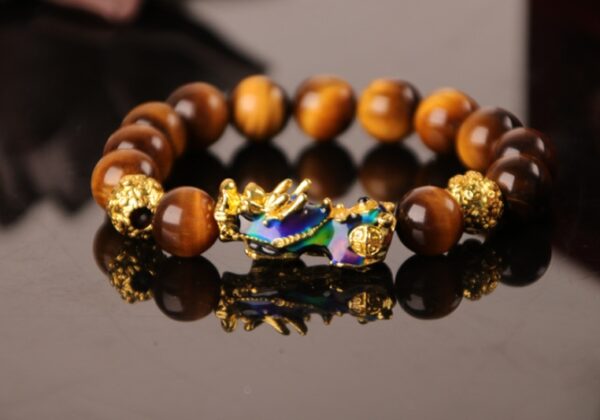 3D Gold Plated PiXiu Bracelet - Image 8