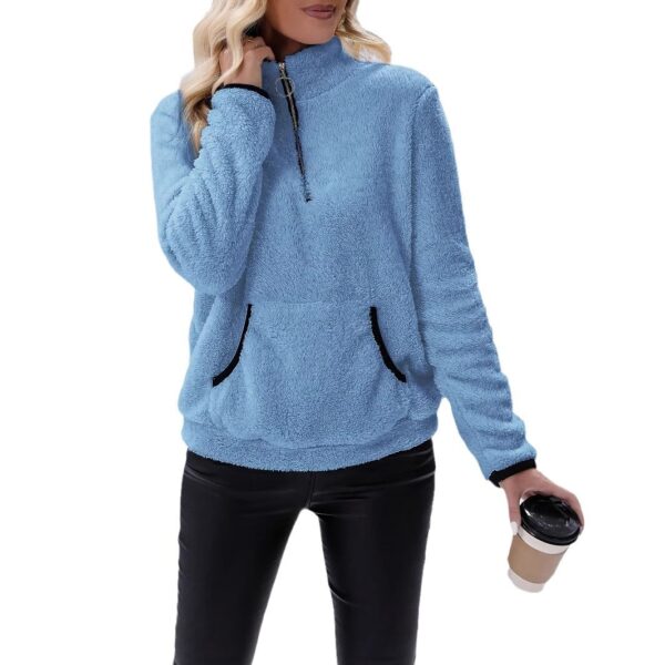 Autumn And Winter New Casual Double-sided Fleece Sweatshirt - Image 9